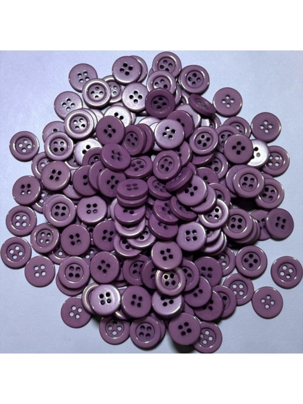Purple 4-Hole Sewing Buttons 800+ Pcs 15mm Round Plastic Craft Supplies Bulk Pac